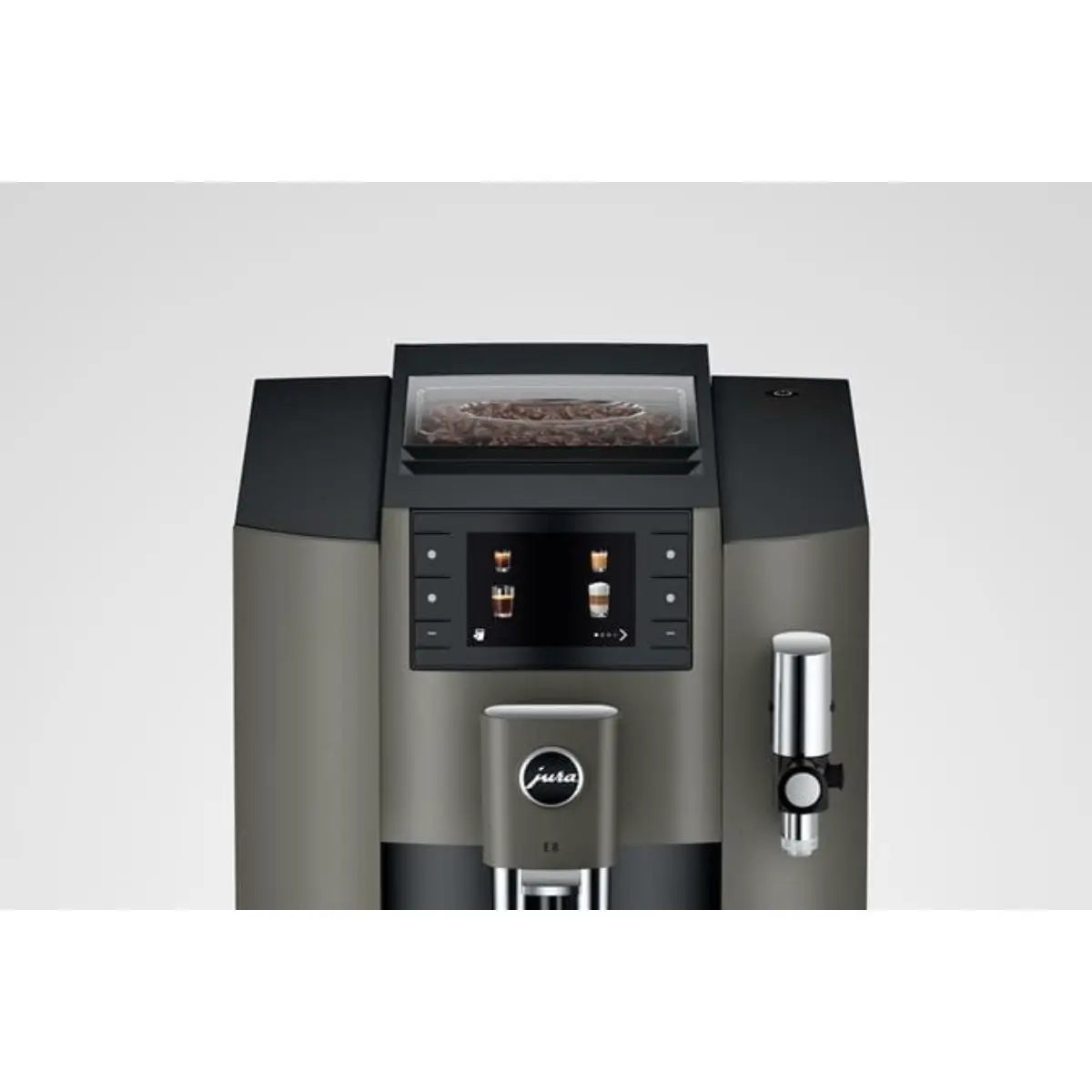 JURA E8 Automatic Espresso Machine Dark Inox