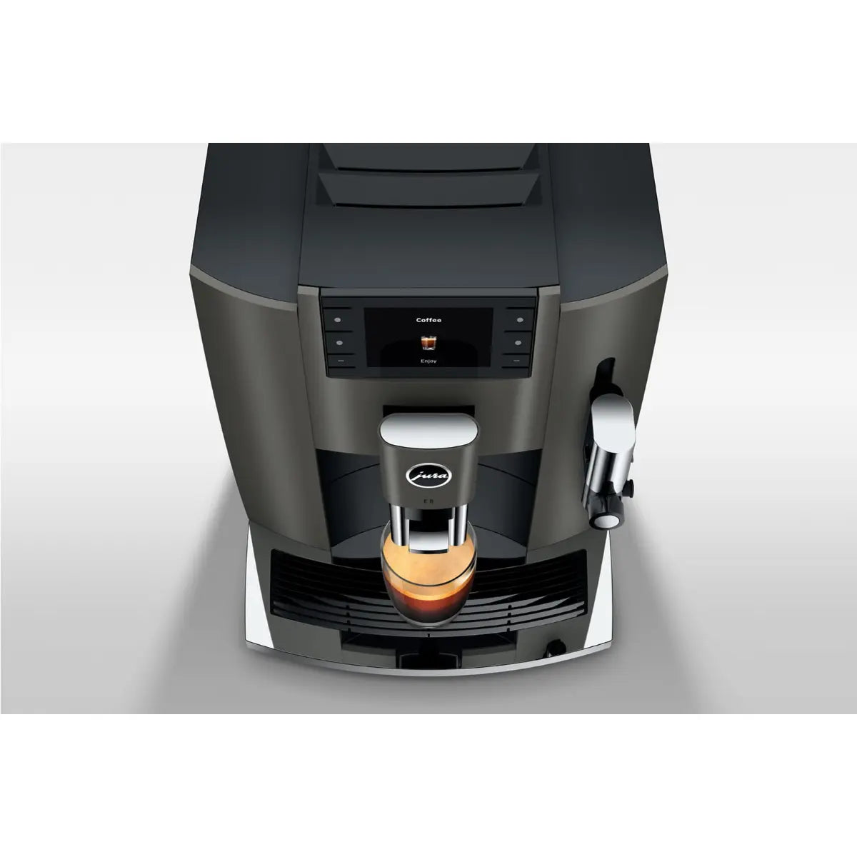 JURA E8 Automatic Espresso Machine Dark Inox