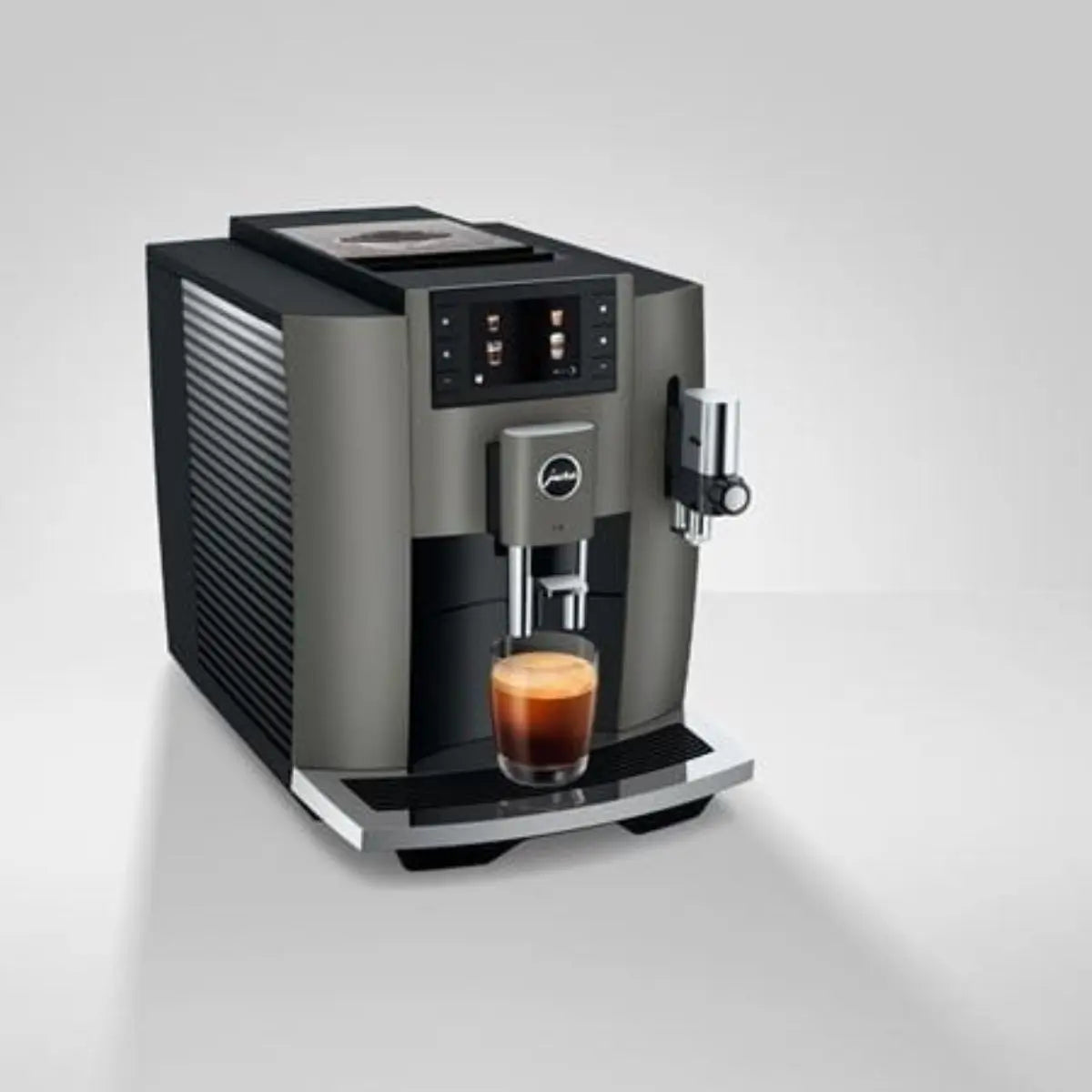 JURA E8 Automatic Espresso Machine Dark Inox