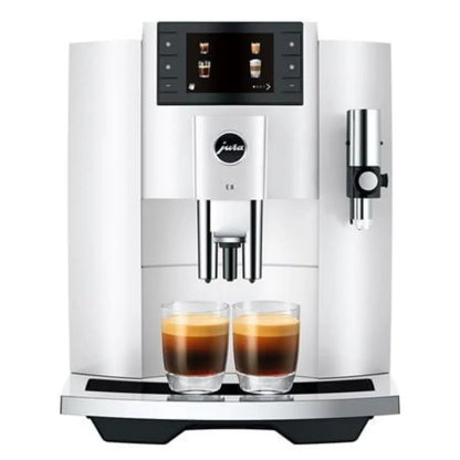 JURA E8 Automatic Espresso Machine White