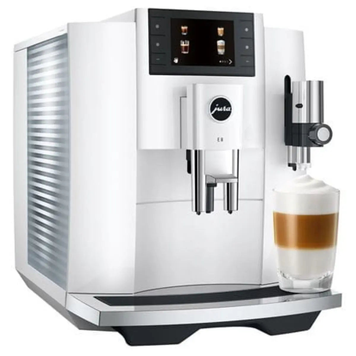 JURA E8 Automatic Espresso Machine White