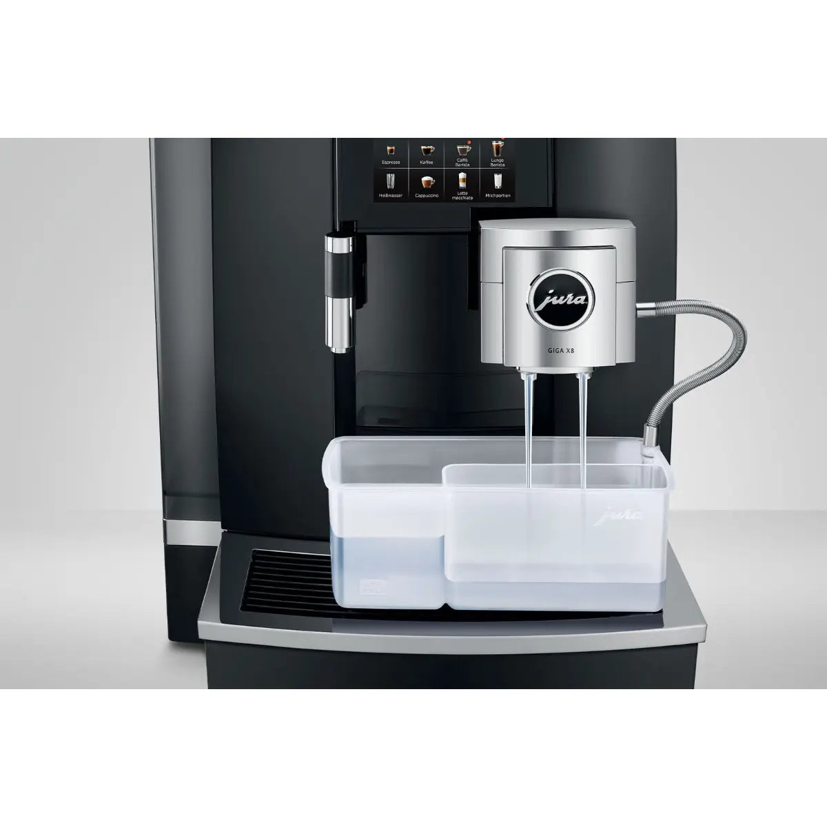 JURA Giga X8 Automatic Beant to Cup Espresso Machine - Up to 200 Cups/day Water ConnectionPrime Coffee Suppliers