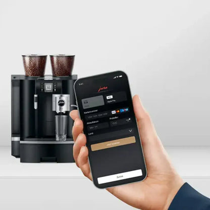 JURA Giga X8c Automatic Espresso Machine - Up to 200 Cups per day Pocket Pilot 2.0 Prime Coffee Suppliers