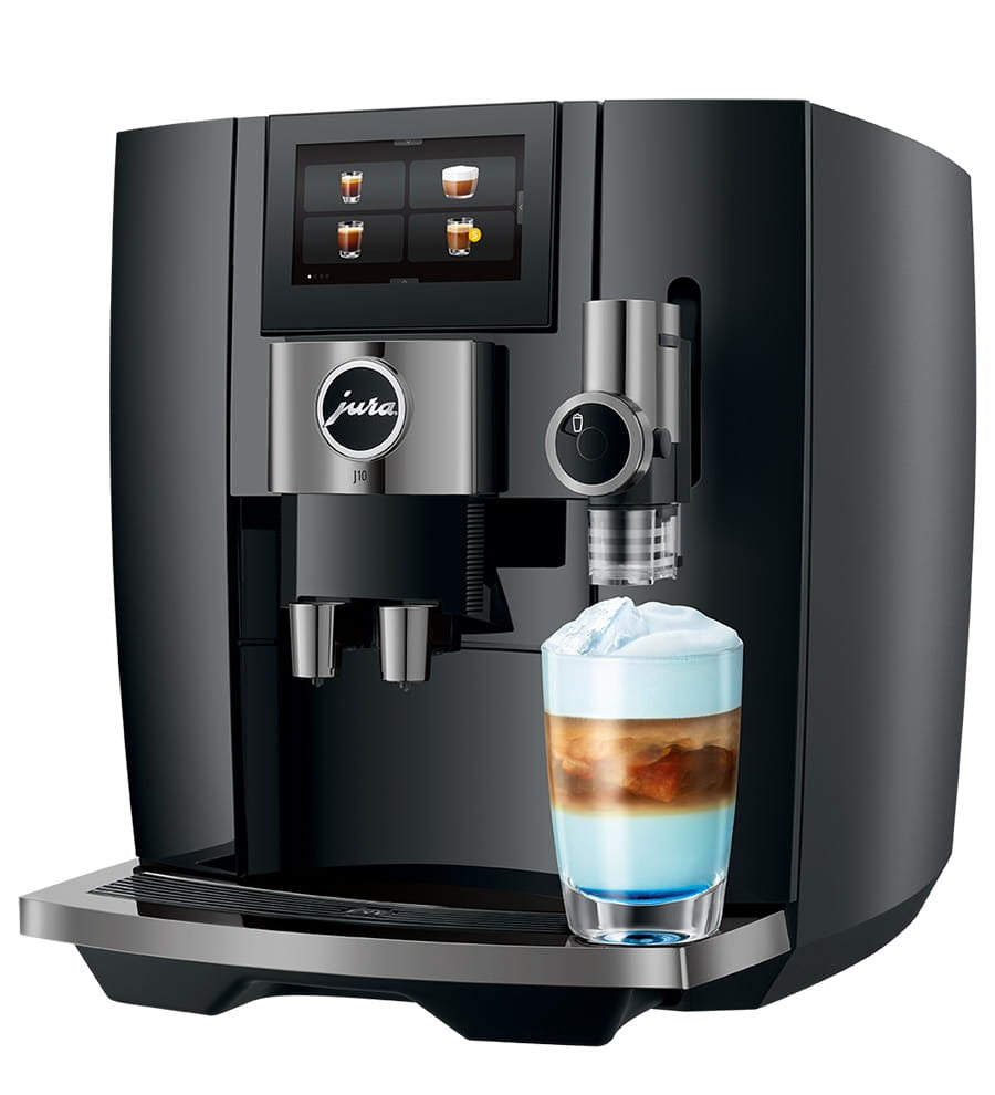 JURA J10 Automatic Espresso Machine - Diamond Black - Bean to Cup