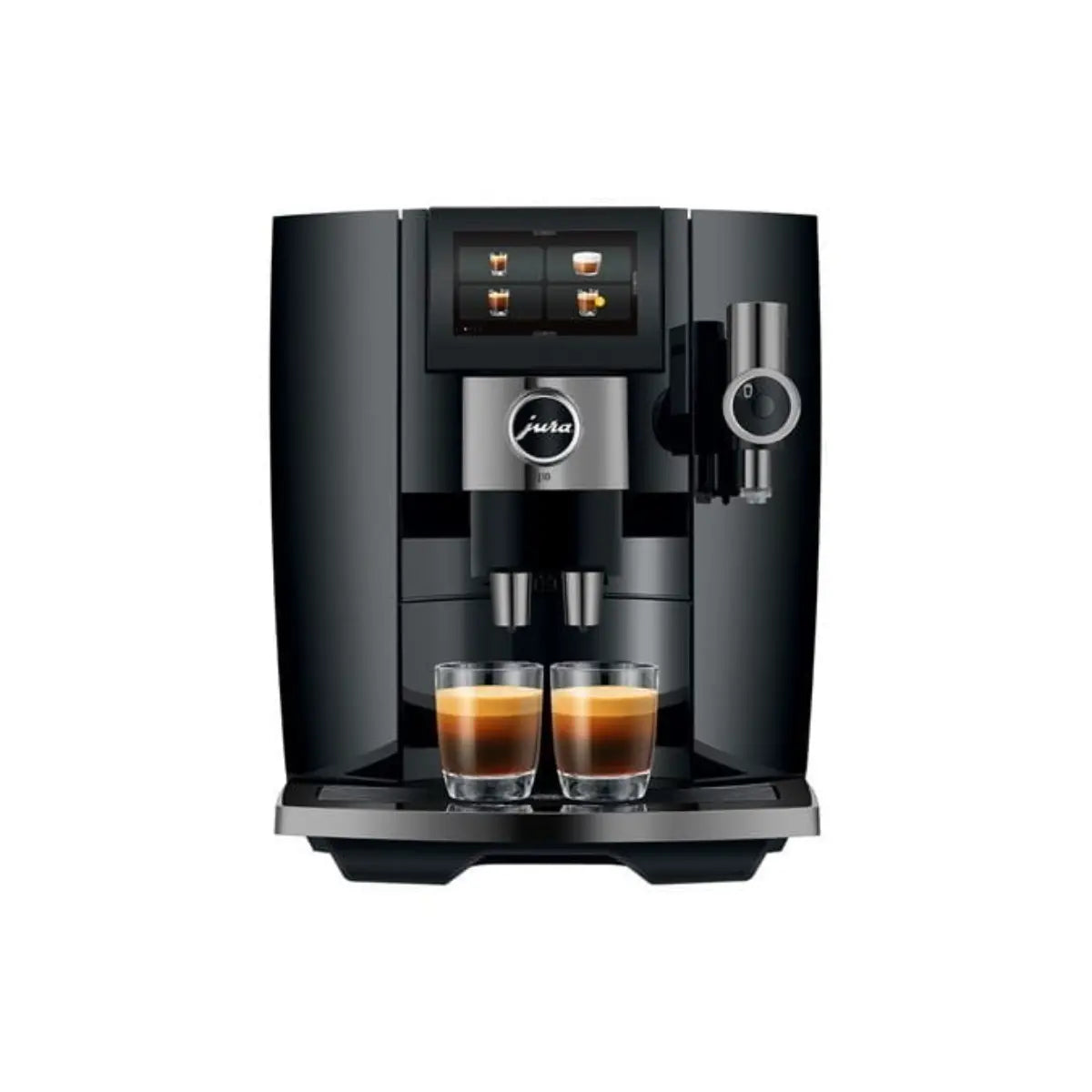 JURA J10 Automatic Espresso Machine - Diamond Black - Bean to Cup