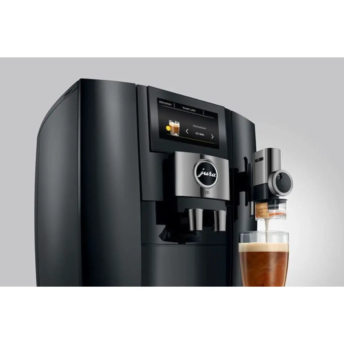 JURA J10 Automatic Espresso Machine - Diamond Black - Bean to Cup