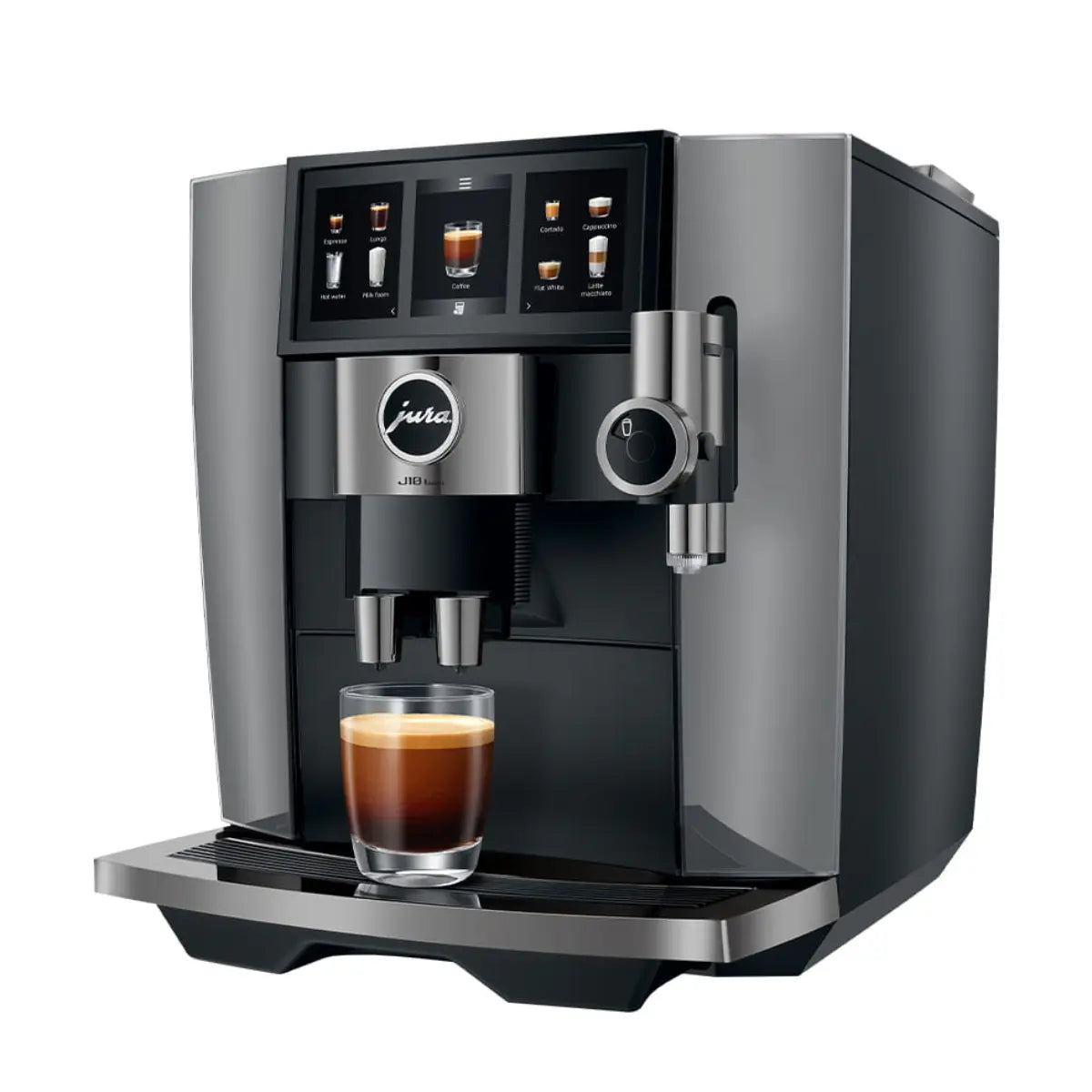 JURA J10 Twin Diamond Automatic Espresso Machine - Onyx - Bean to Cup - Prime Coffee Suppliers