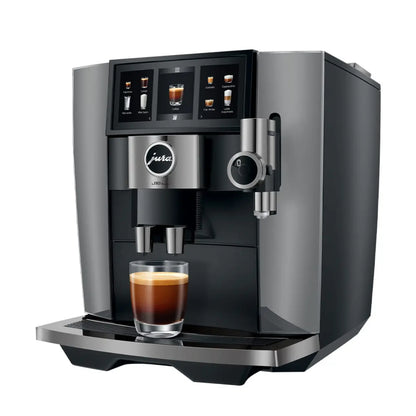 JURA J10 Twin Diamond Automatic Espresso Machine - Onyx - Bean to Cup - Prime Coffee Suppliers