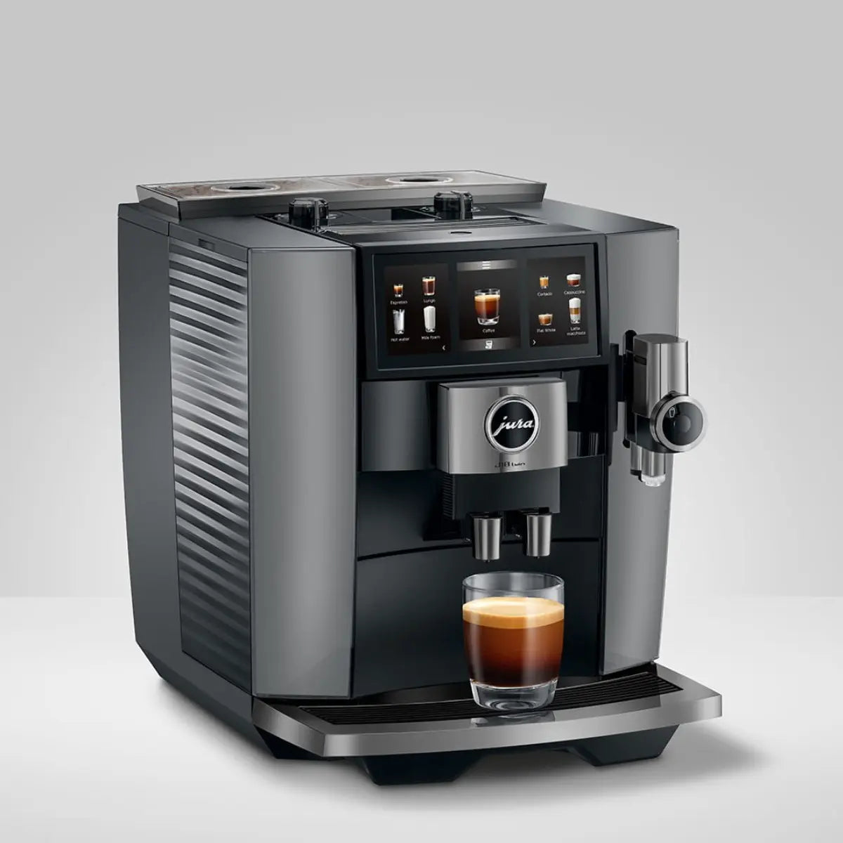 JURA J10 Twin Diamond Automatic Espresso Machine - Onyx - Bean to Cup - Prime Coffee Suppliers