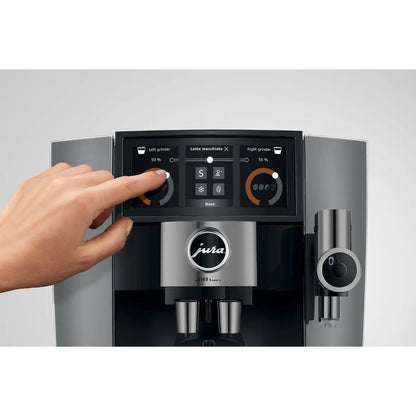 JURA J10 Twin Diamond Automatic Espresso Machine - Onyx - Bean to Cup - Prime Coffee Suppliers