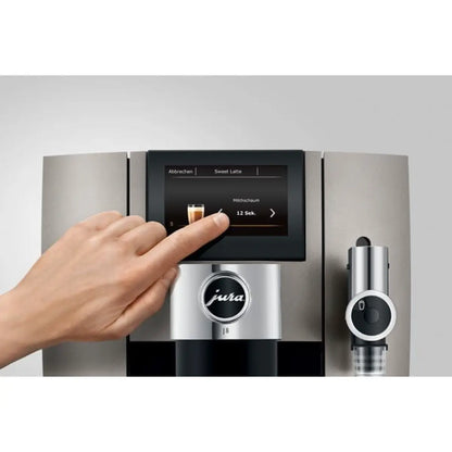 JURA J8 Automatic Espresso Machine - Midnight Silver