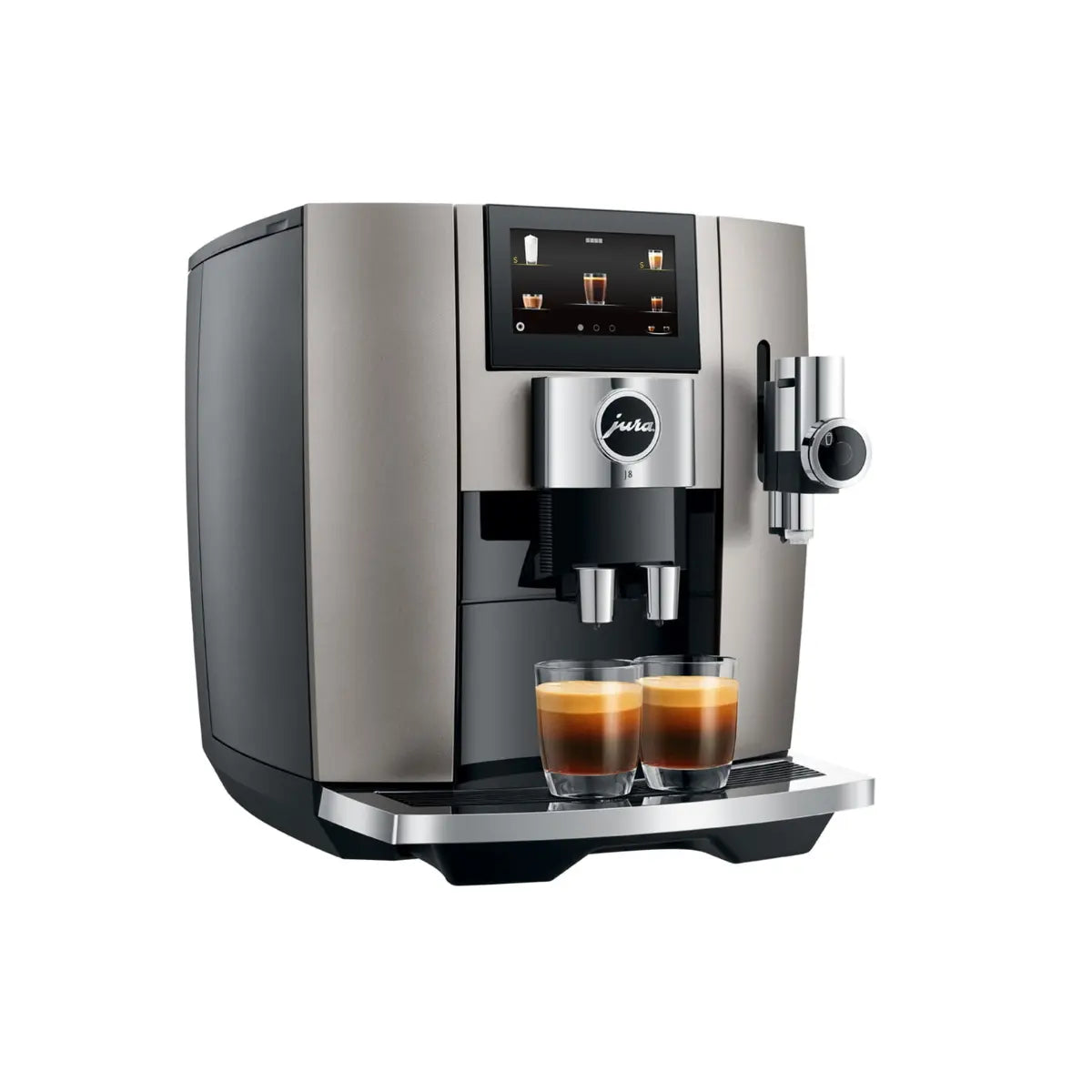 JURA J8 Automatic Espresso Machine - Midnight Silver
