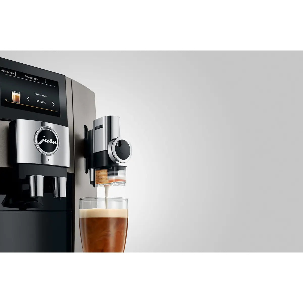 JURA J8 Automatic Espresso Machine - Midnight Silver