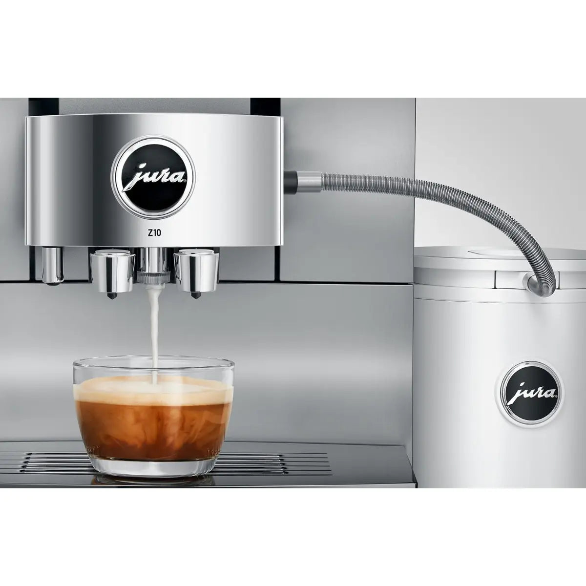 JURA Z10 Automatic Espresso Machine Aluminium White