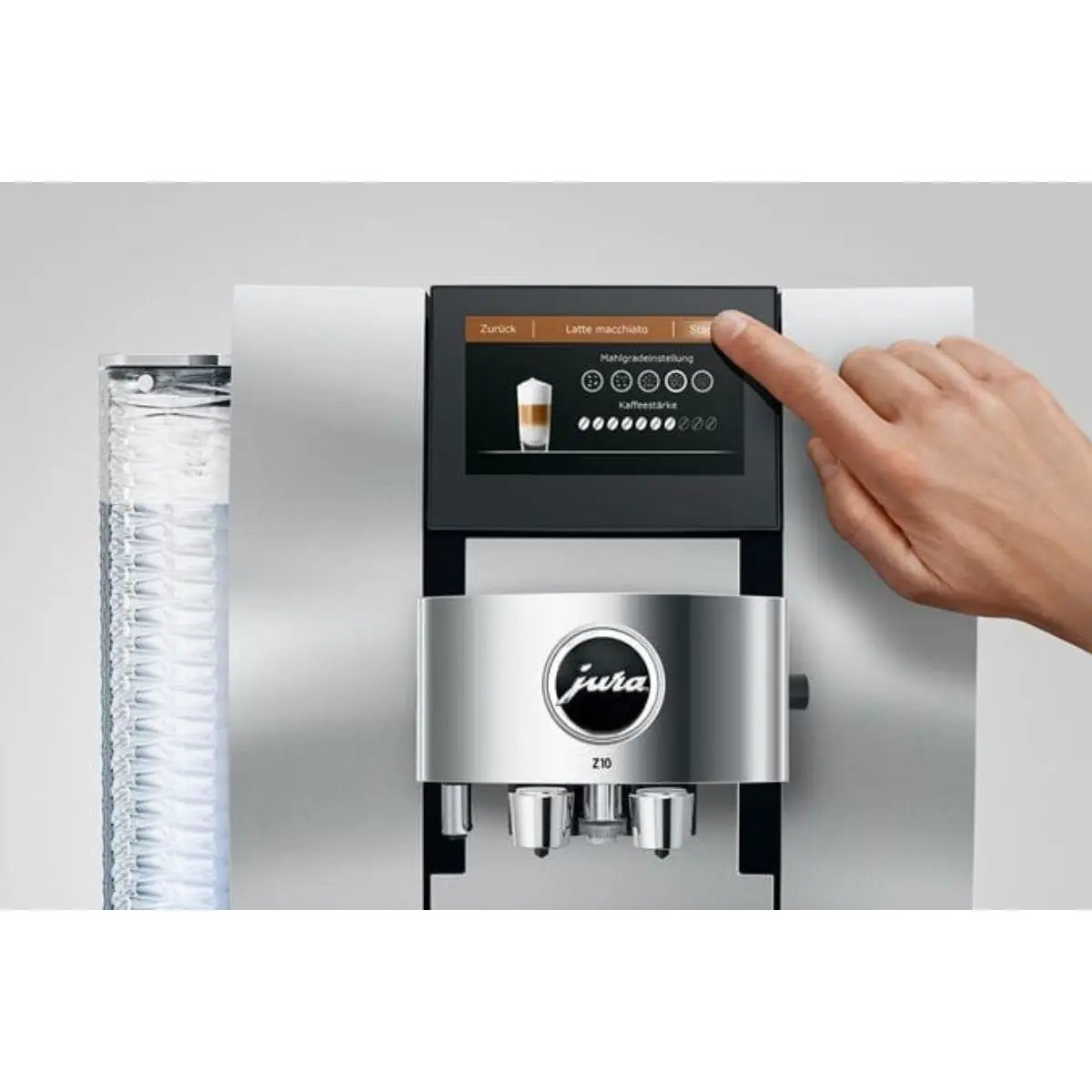 JURA Z10 Automatic Espresso Machine Aluminium White