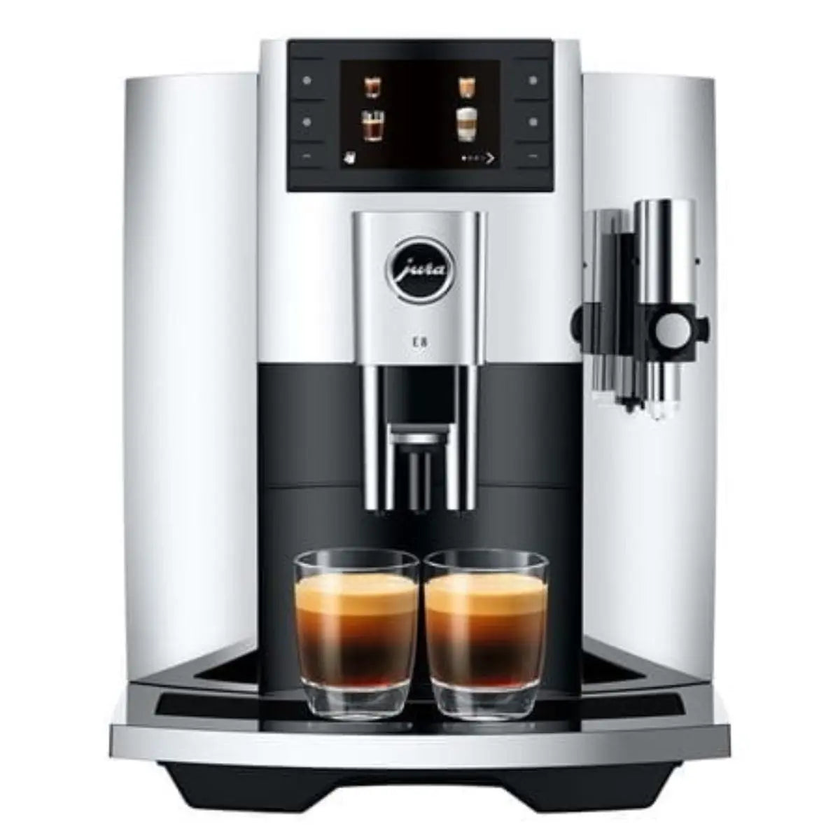 JURA E8 Automatic Espresso Machine Chrome