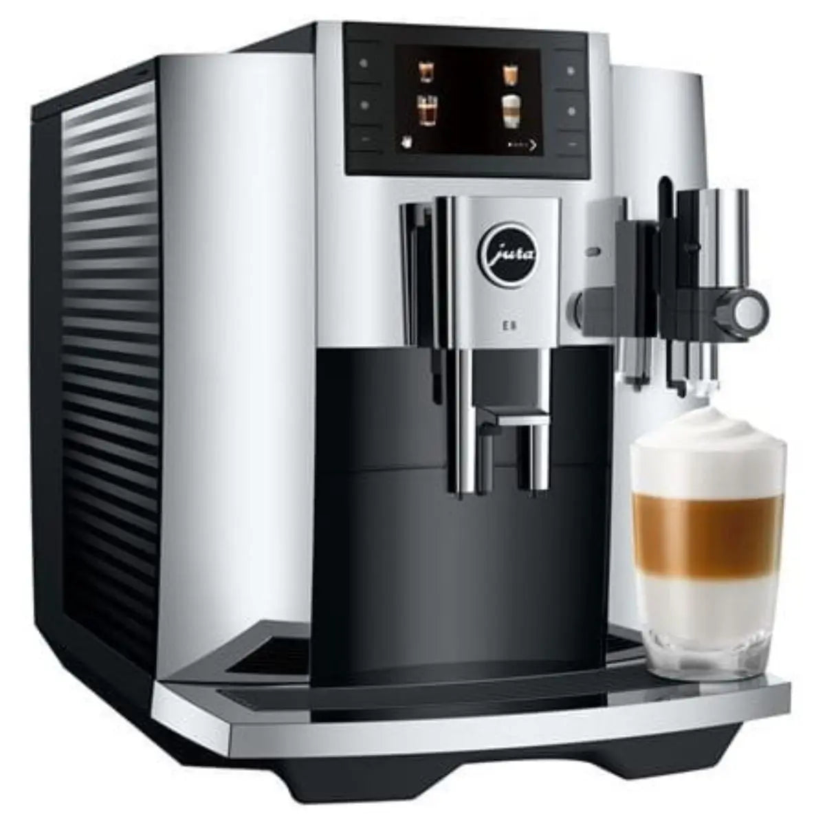 JURA E8 Automatic Espresso Machine Chrome