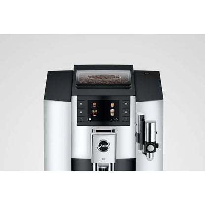 JURA E8 Automatic Espresso Machine Chrome