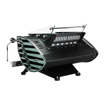 Kees van der Westen Mirage Highly Evolved Thermo-Syphon System Espresso Machine Black Side View - Prime Coffee Suppliers