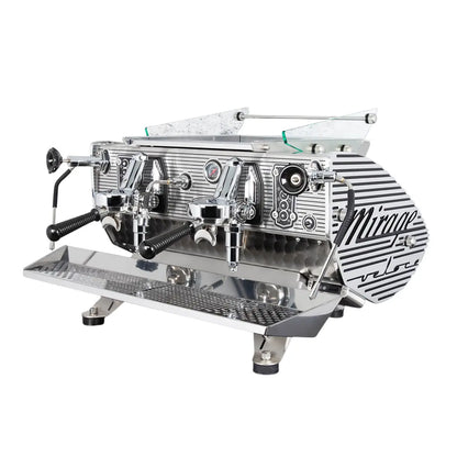 Kees van der Westen Mirage Highly Evolved Thermo-Syphon System Espresso Machine Duette Custom Logo Glass - Prime Coffee Suppliers