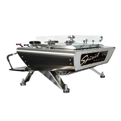 Kees van der Westen Spirit Espresso Machine with Multi-Boiler Technology - Duette Standard - Raw Black Frame and Panel