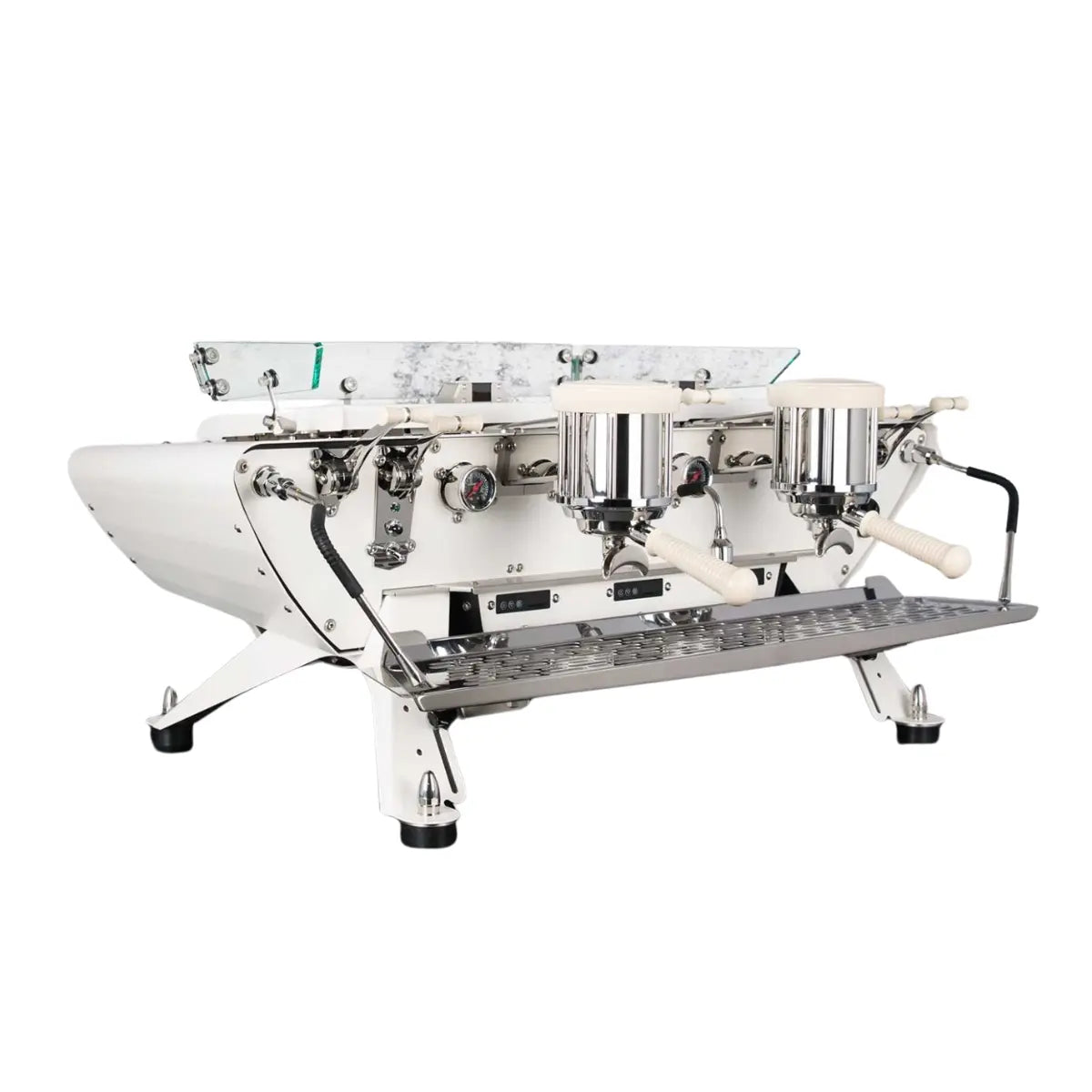 Kees van der Westen Spirit Multiple Espresso Boiler Machine Custom Colour Pure White Body - Prime Coffee Suppliers