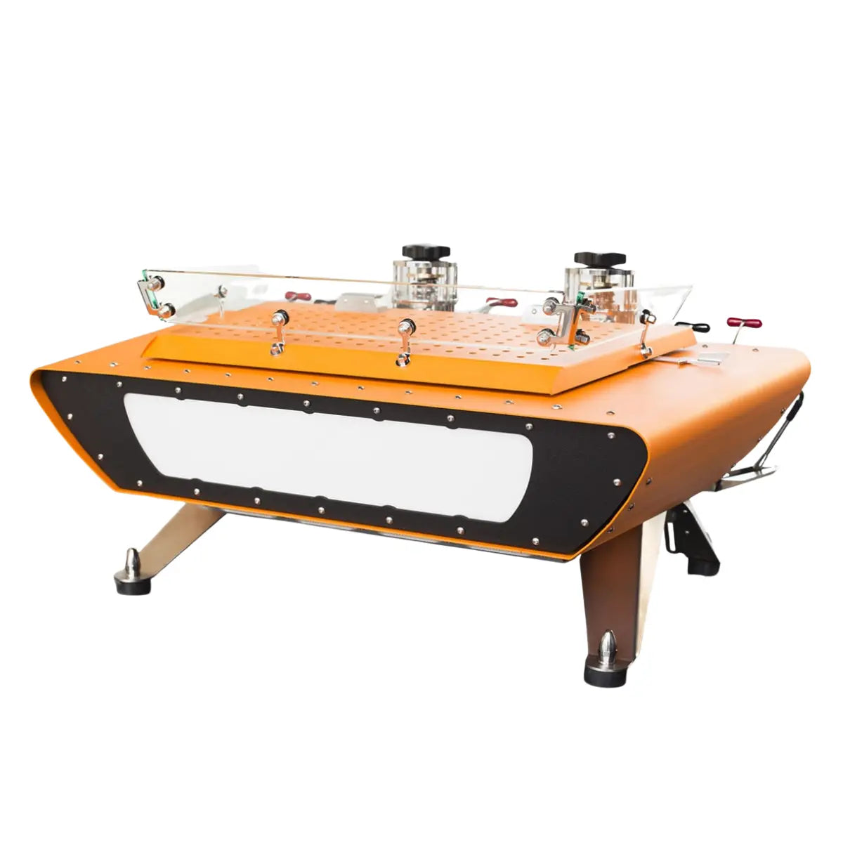 Kees van der Westen Spirit Multiple Espresso Boiler Machine Custom Colour Bright Red Orange Body - Prime Coffee Suppliers
