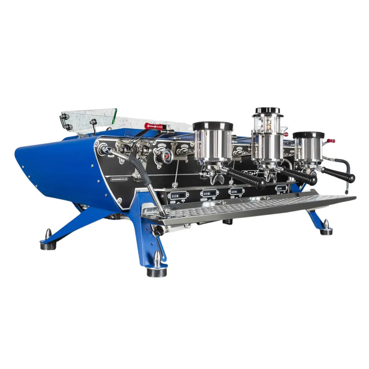 Kees van der Westen Spirit Multiple Espresso Boiler Machine Custom Colour Traffic Blue - Prime Coffee Suppliers