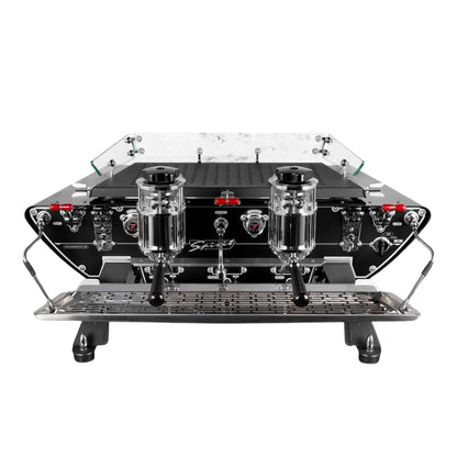 Kees van der Westen Spirit Multiple Espresso Boiler Machine Custom Colour Silk Gloss Jet Black Body - Prime Coffee Suppliers