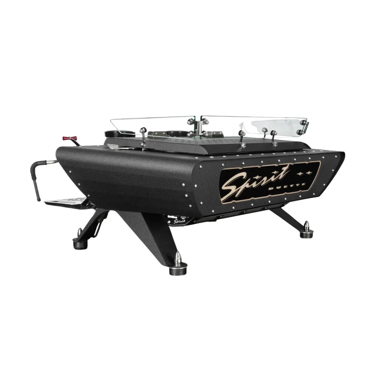 Kees van der Westen Spirit Multiple Espresso Boiler Machine Duette Crackle Black Body