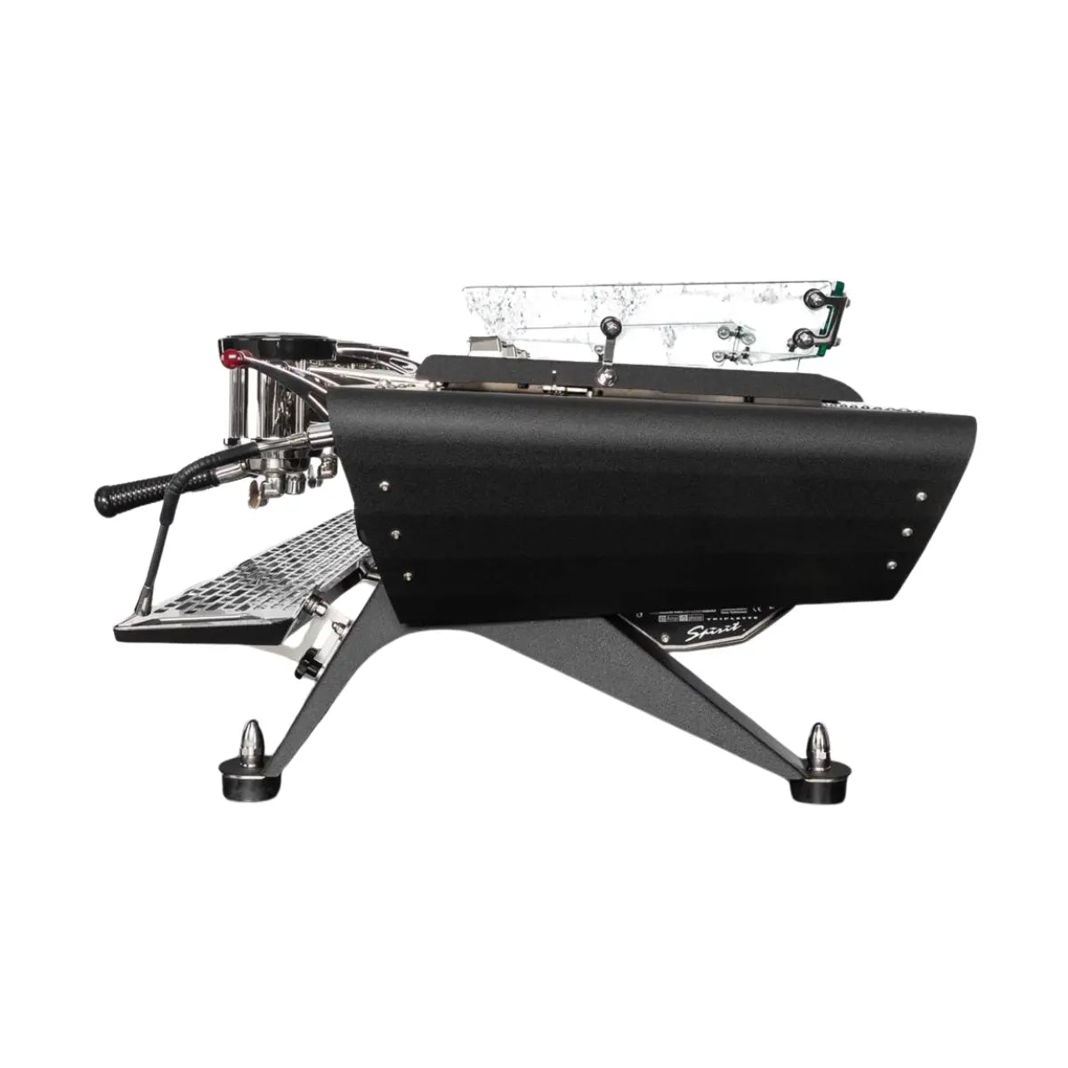 Kees van der Westen Spirit Multiple Espresso Boiler Machine Duette Crackle Black Body