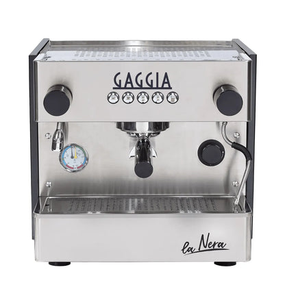 Gaggia Milano La Nera Stainless Steel, Copper Boiler with Smartia Connect Espresso Machine