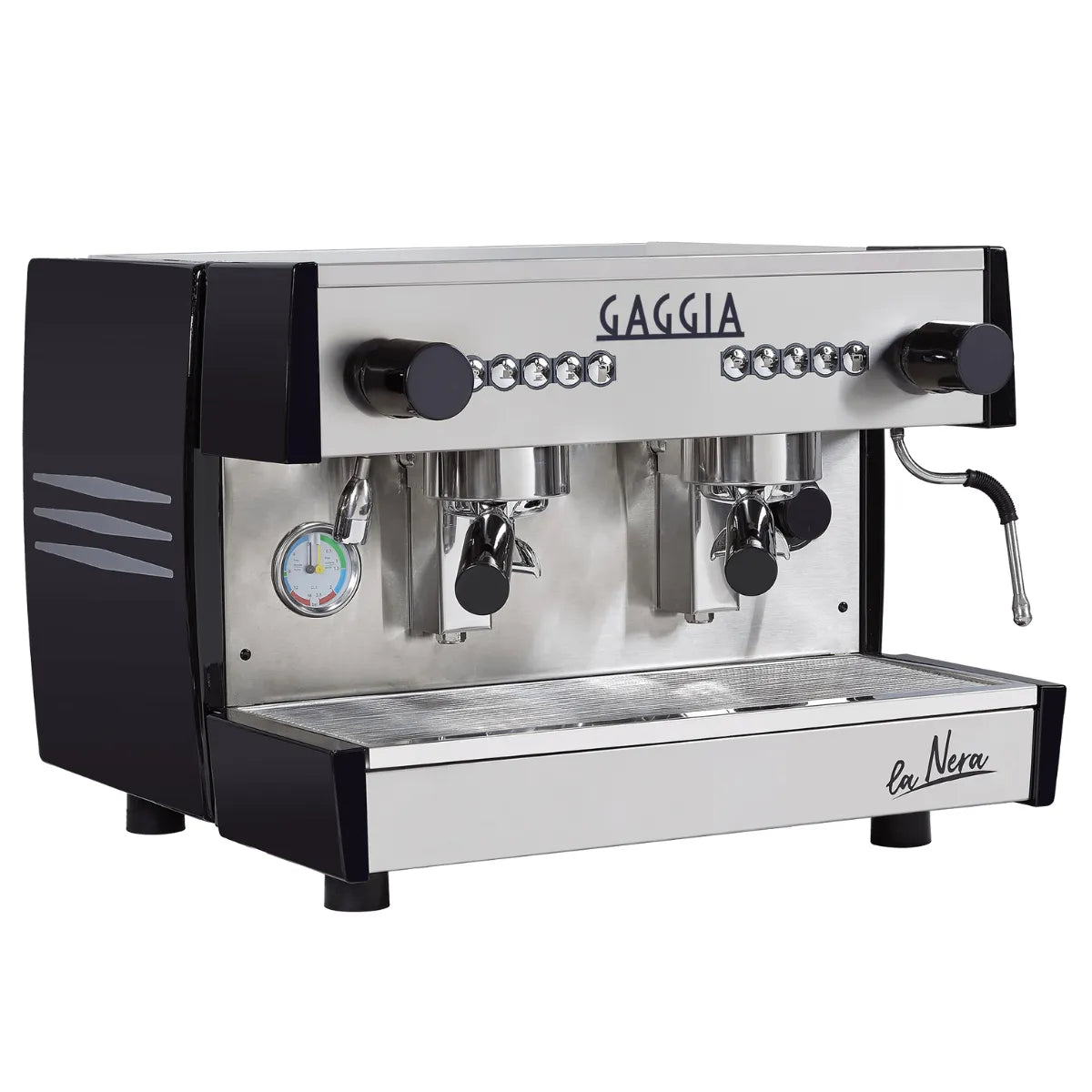 Gaggia Milano La Nera Stainless Steel, Copper Boiler with Smartia Connect Espresso Machine