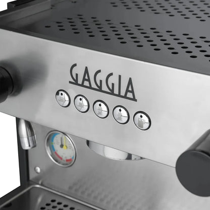 Gaggia Milano La Nera Stainless Steel, Copper Boiler with Smartia Connect Espresso Machine
