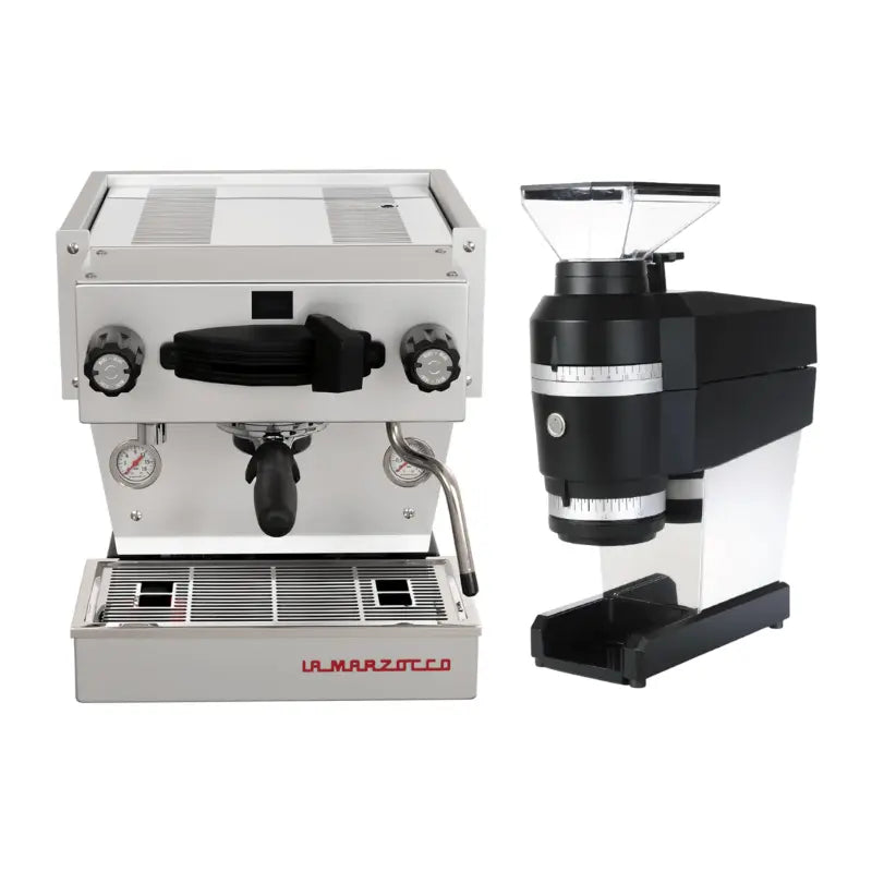 La Marzocco Linea Mini R EE Espresso Machine + La Marzocco Swift Mini Grinder Home Bundle Kit Black - Prime Coffee Suppliers