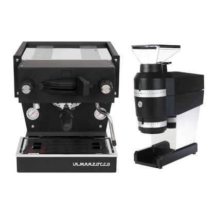 La Marzocco Linea Mini R EE Espresso Machine + La Marzocco Swift Mini Grinder Home Bundle Kit Black - Prime Coffee Suppliers