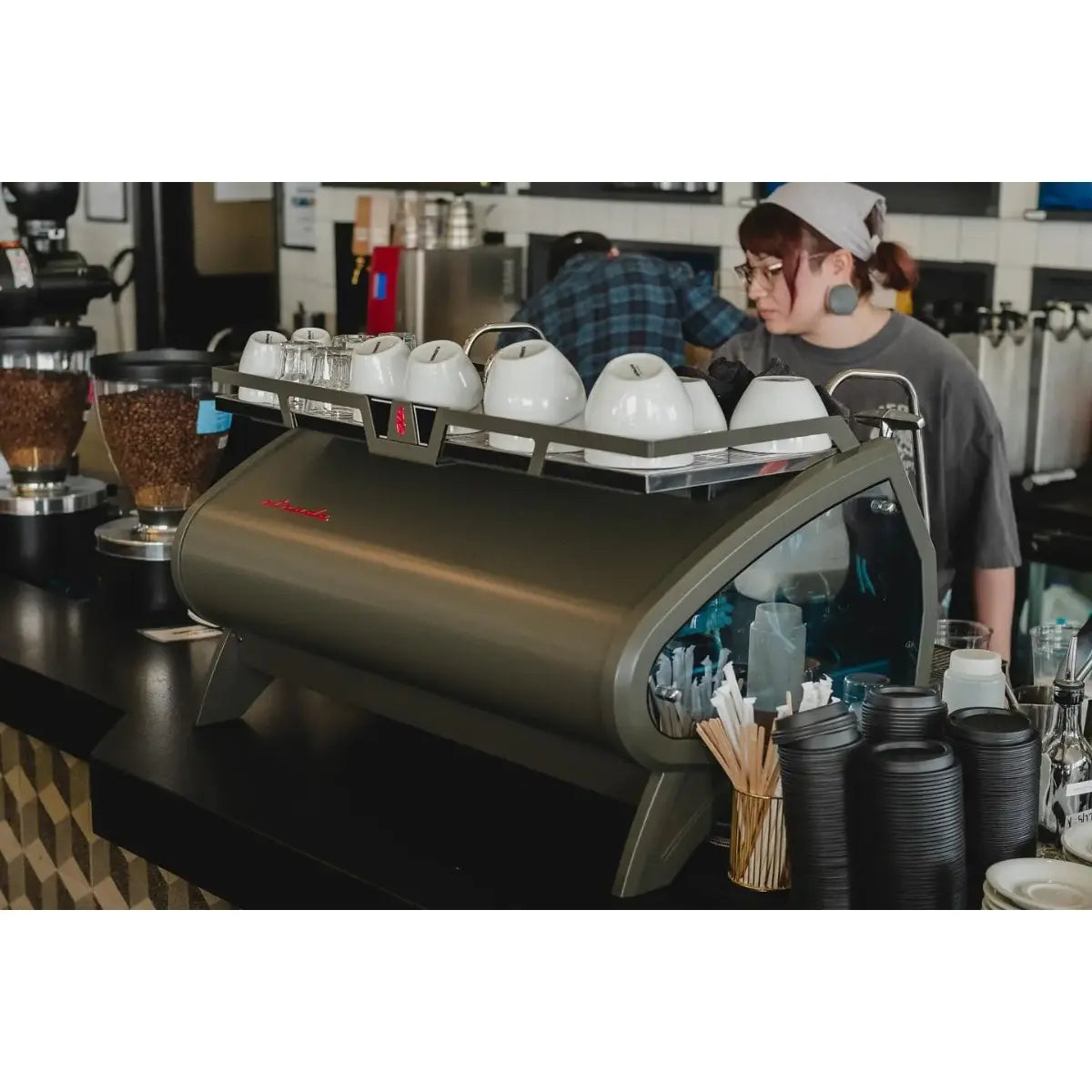 La Marzocco Strada S AV Low Profile Espresso Machine - Insulated Boilers