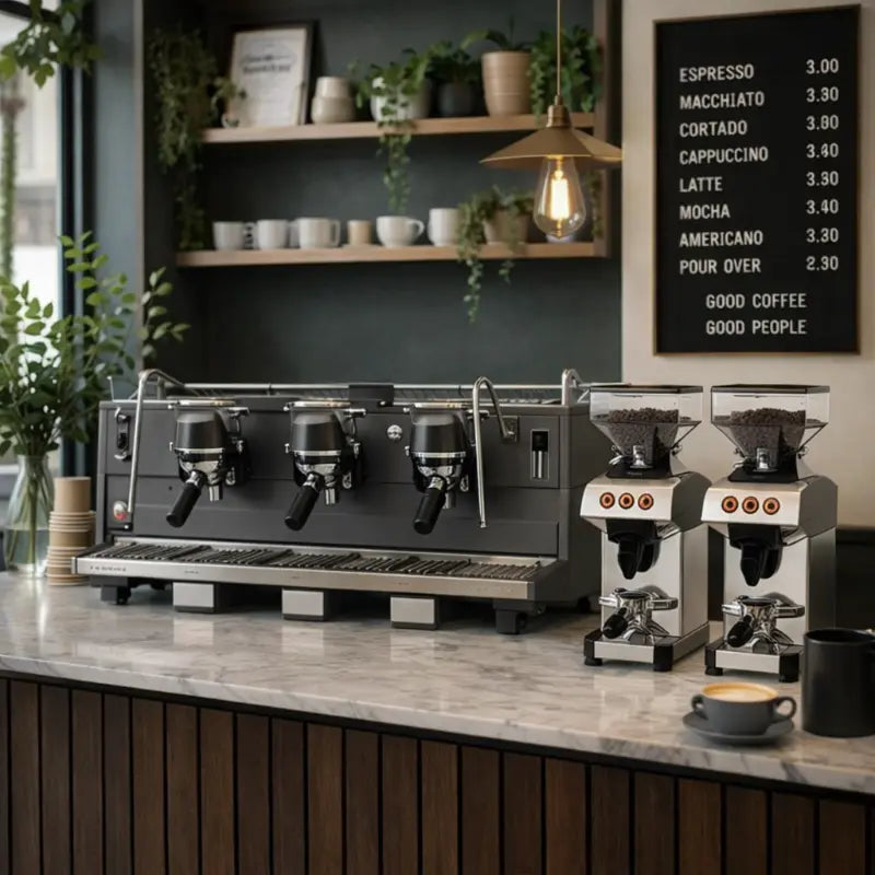 La Marzocco Strada X 3 Group Espresso Machine + 2x Swan Grinder - Commercial Bundle Kit