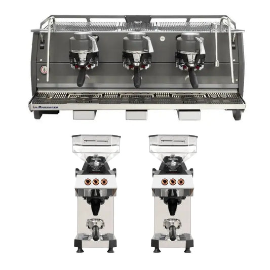La Marzocco Strada X 3 Group Espresso Machine + 2x Swan Grinder - Commercial Bundle Kit