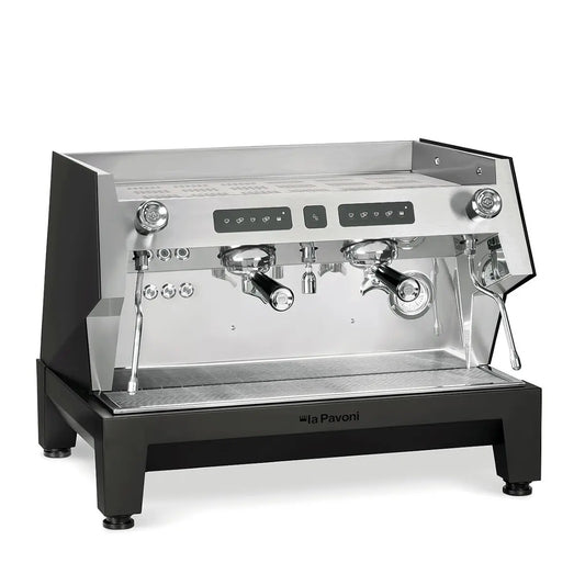 La Pavoni BAR-T 2 Group Espresso Machine - 14L Copper Boiler and 3 Phase Option. Free Delivery and 2 years Warranty.