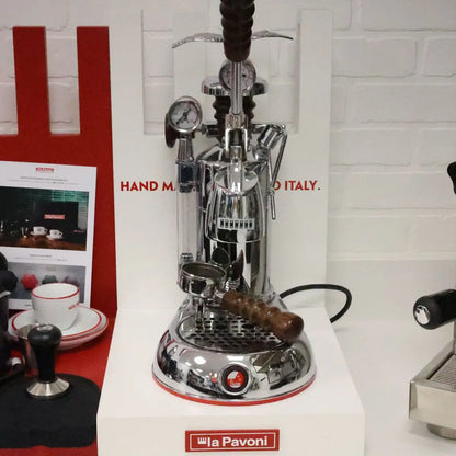 La Pavoni Esperto Abile Manual Lever Espresso Machine Prime Coffee Suppliers Showroom