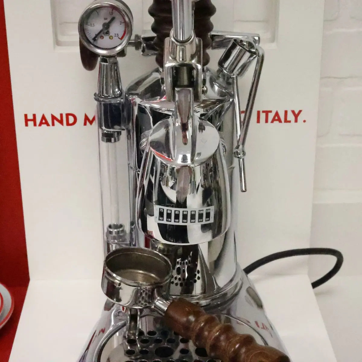 La Pavoni Esperto Abile Manual Lever Espresso Machine Prime Coffee Suppliers Showroom