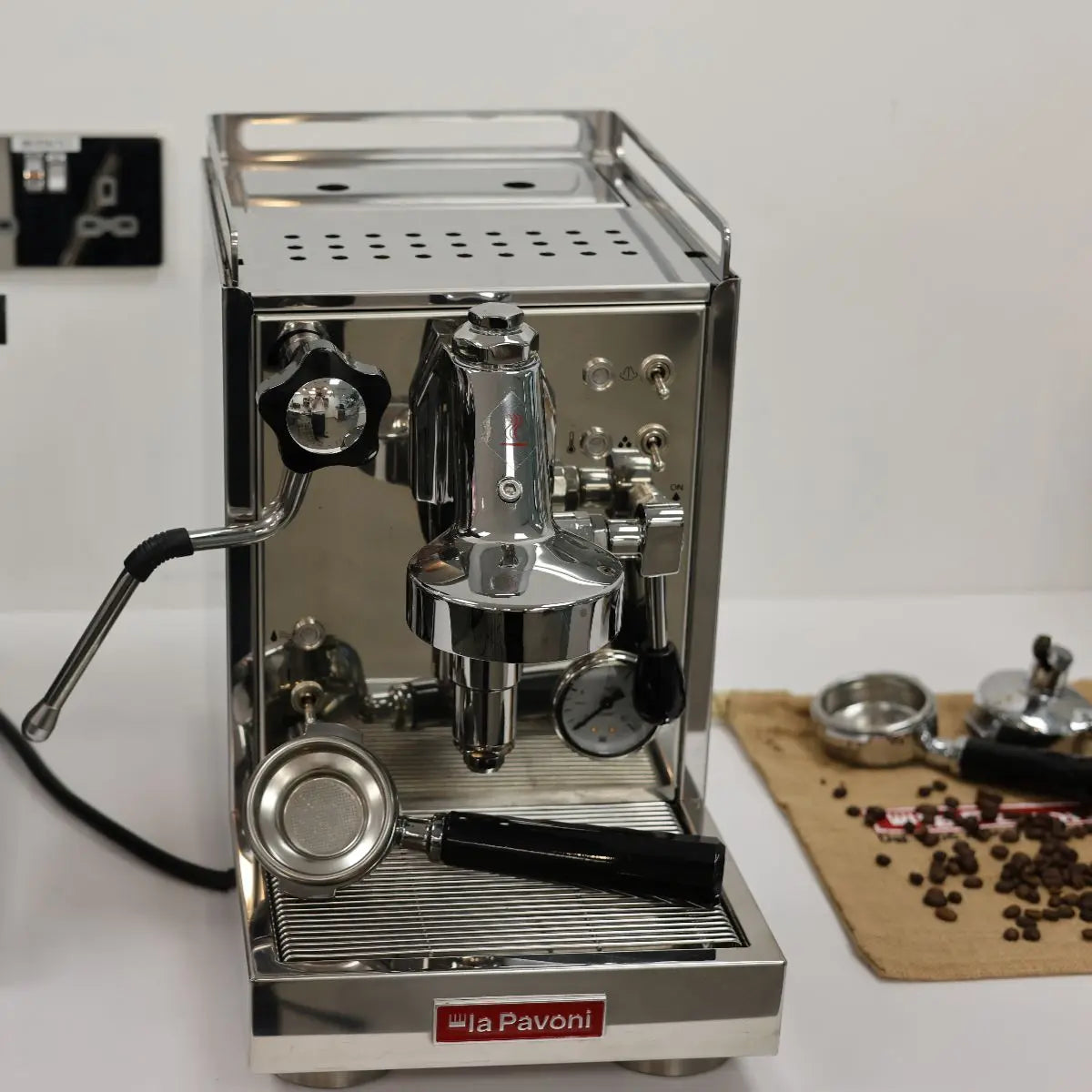 La Pavoni Mini Cellini Espresso Coffee Machine - Single Boiler Stainless Steel Prime Coffee Suppliers Showroom
