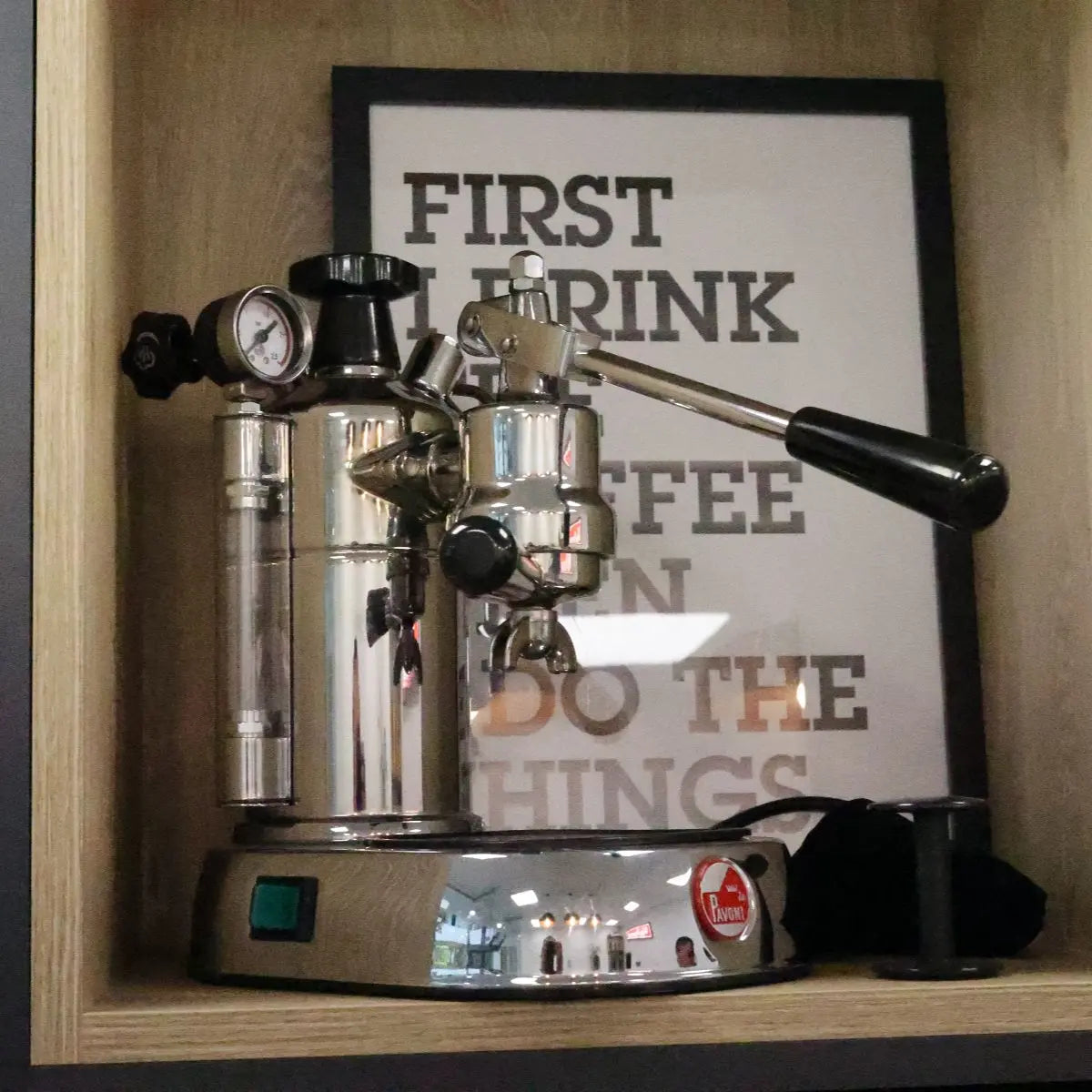 La Pavoni Professional Lusso Manual Lever Espresso Coffee Machine Showroom