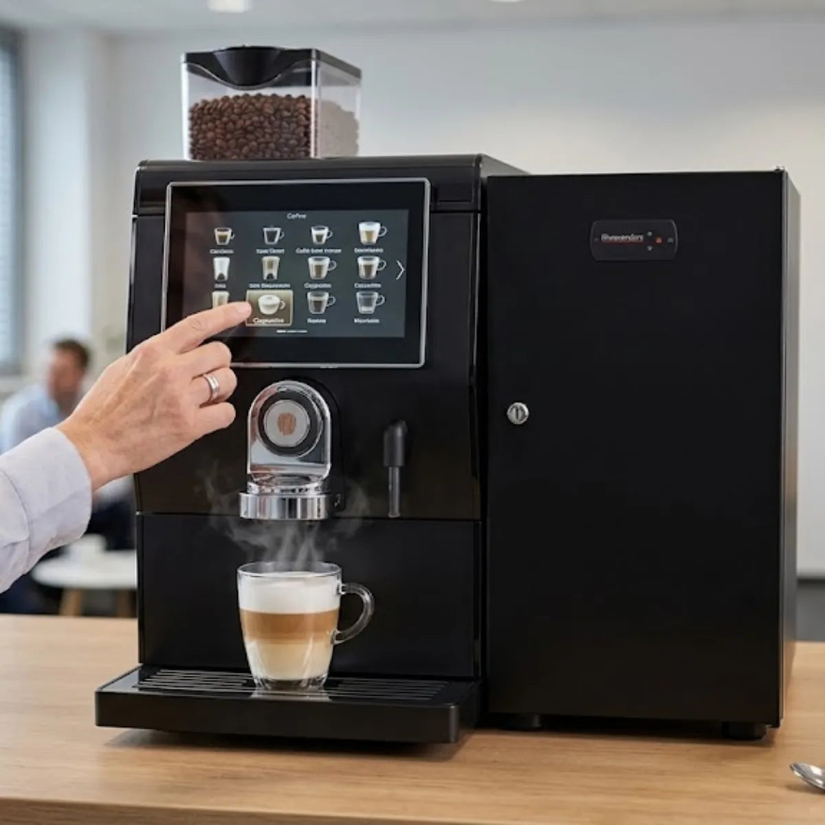 LaRhea rhTT1.v+ VHO Coffee Machine - Bean to Cup + 300 Cuper per Day - Coffee Machine - Prime coffee Suppliers
