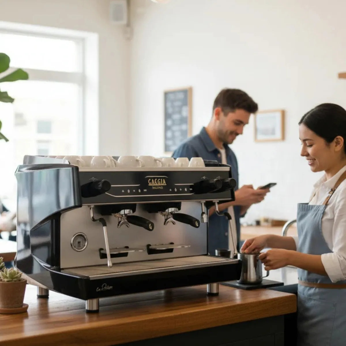 Gaggia Milano La Decisa Ergonomic, Precision Dosing & PID Stable Espresso Machine