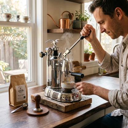 La Pavoni Milano Lever Espresso Machine - 1.6 Litre Single Boiler