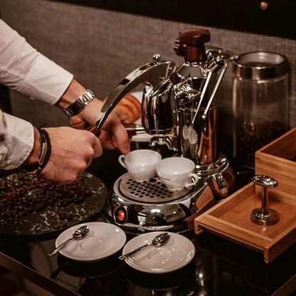 La Pavoni Stradivari Lusso Espresso Machine - 0.8 Litre Boiler, Manual Lever - Espresso Machine - Prime Coffee Suppliers