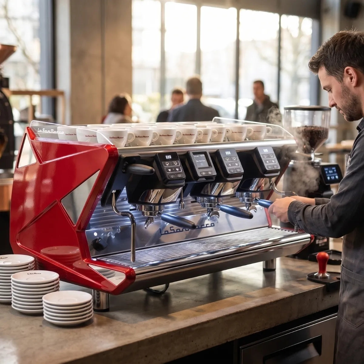 La San Marco 125 Espresso Machine - Single & Multiboiler Option - Espresso Machine - Prime Coffee Suppliers