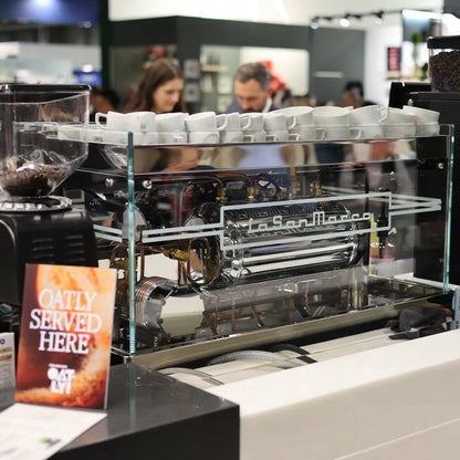 La San Marco E.Luxury Espresso Machine - Multi Boiler, Fine-Tuning Lever - Espresso Machine - Prime Coffee Suppliers